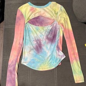 Ti-dye long sleeve shirt